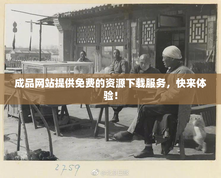 成品网站提供免费的资源下载服务，快来体验！