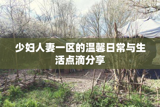 少妇人妻一区的温馨日常与生活点滴分享