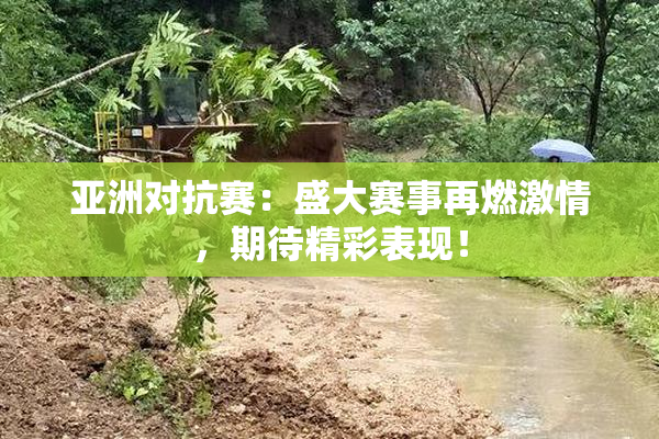 亚洲对抗赛：盛大赛事再燃激情，期待精彩表现！