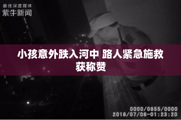小孩意外跌入河中 路人紧急施救获称赞