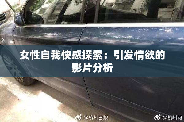 女性自我快感探索：引发情欲的影片分析