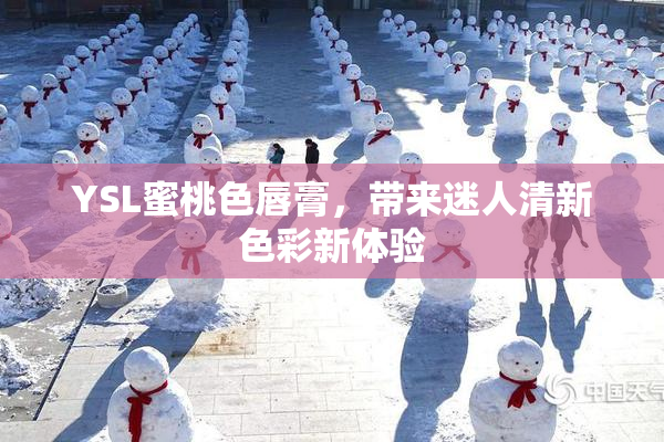 YSL蜜桃色唇膏，带来迷人清新色彩新体验