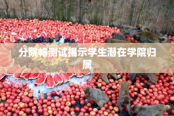 分院帽测试揭示学生潜在学院归属