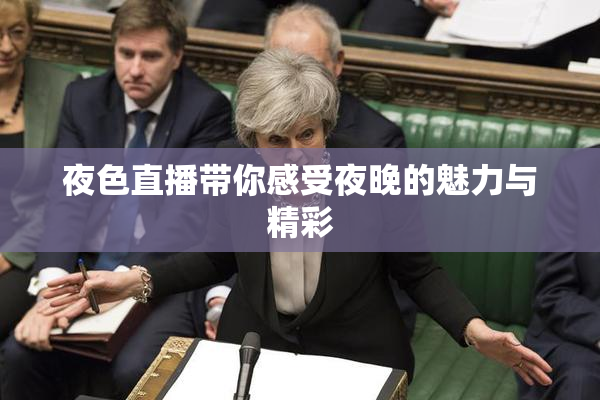 夜色直播带你感受夜晚的魅力与精彩