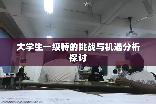大学生一级特的挑战与机遇分析探讨