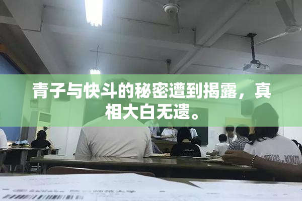 青子与快斗的秘密遭到揭露，真相大白无遗。