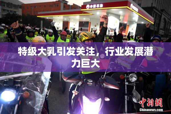 特级大乳引发关注，行业发展潜力巨大