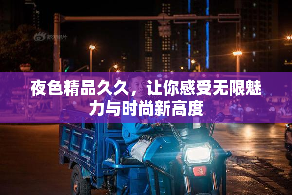 夜色精品久久，让你感受无限魅力与时尚新高度