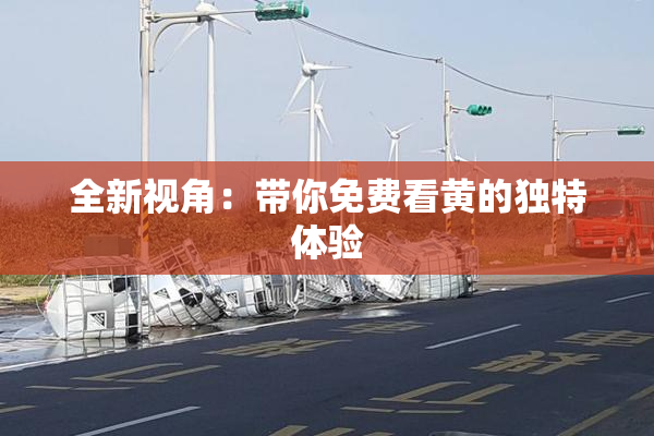 全新视角：带你免费看黄的独特体验
