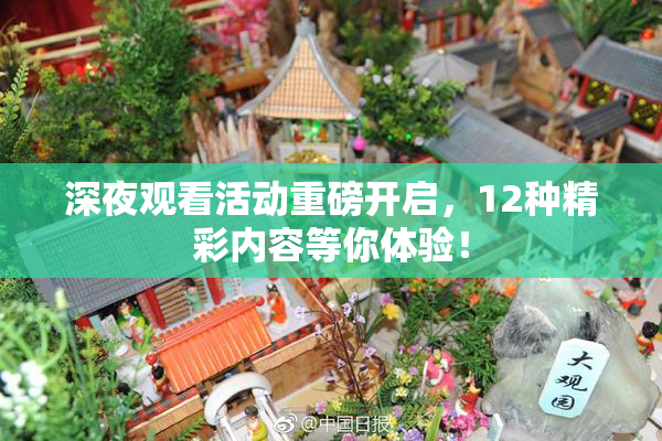 深夜观看活动重磅开启，12种精彩内容等你体验！