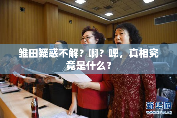 雏田疑惑不解？啊？嗯，真相究竟是什么？