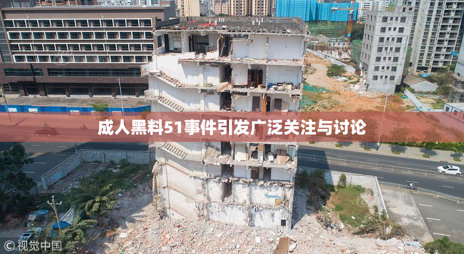 成人黑料51事件引发广泛关注与讨论