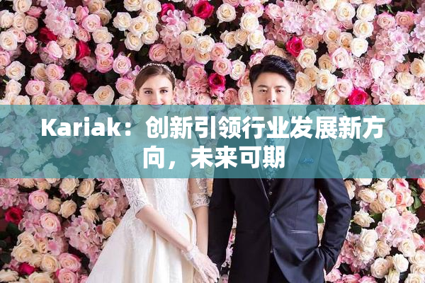 Kariak：创新引领行业发展新方向，未来可期