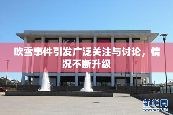 吹雪事件引发广泛关注与讨论，情况不断升级