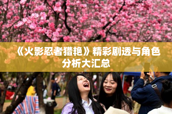 《火影忍者猎艳》精彩剧透与角色分析大汇总