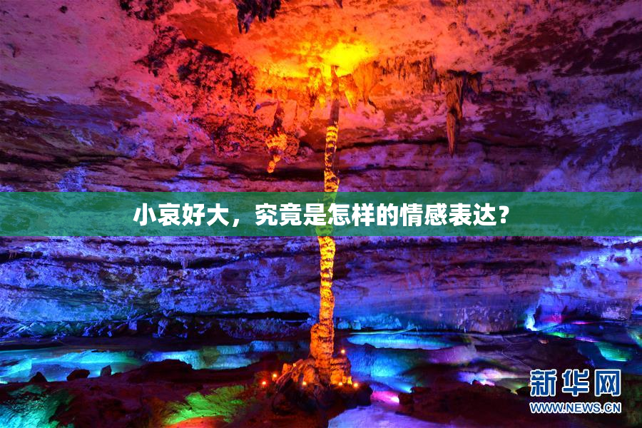 小哀好大，究竟是怎样的情感表达？