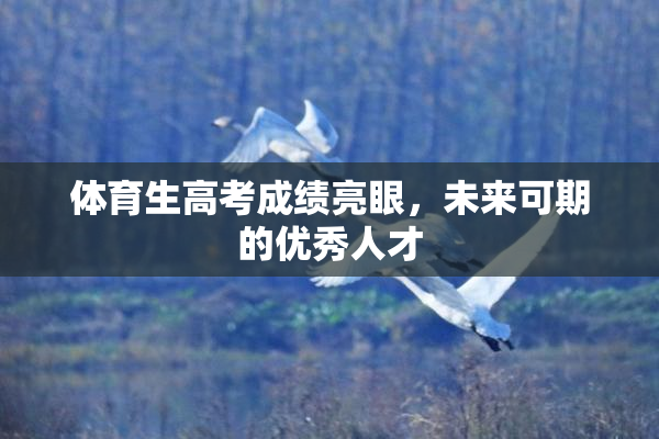 体育生高考成绩亮眼，未来可期的优秀人才