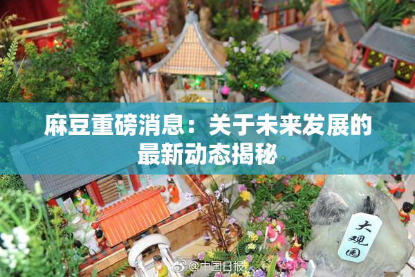 麻豆重磅消息：关于未来发展的最新动态揭秘