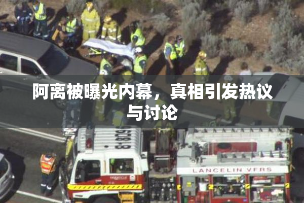 阿离被曝光内幕，真相引发热议与讨论