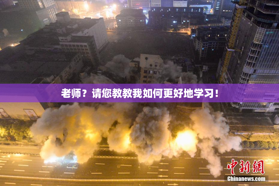 老师？请您教教我如何更好地学习！