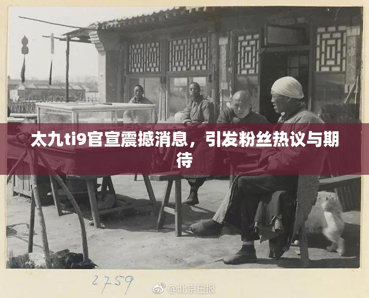 太九ti9官宣震撼消息，引发粉丝热议与期待