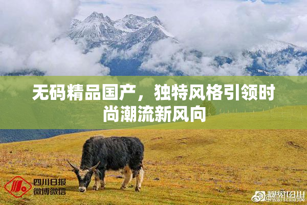 无码精品国产，独特风格引领时尚潮流新风向