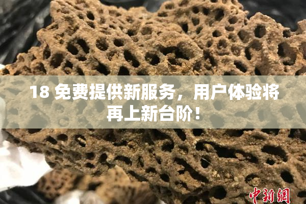 18 免费提供新服务，用户体验将再上新台阶！