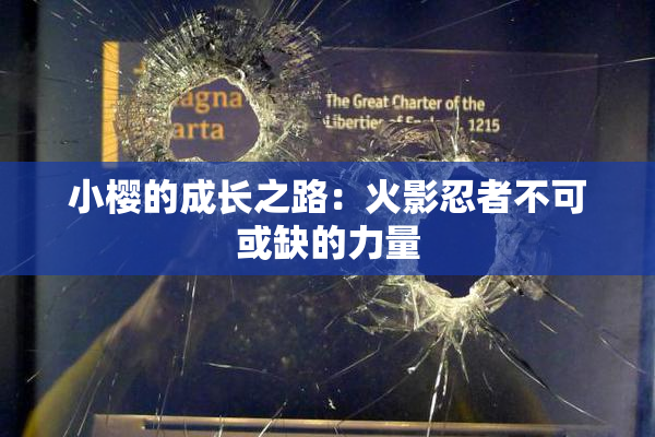 小樱的成长之路:火影忍者不可或缺的力量