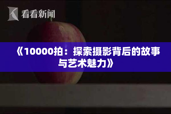 《10000拍：探索摄影背后的故事与艺术魅力》