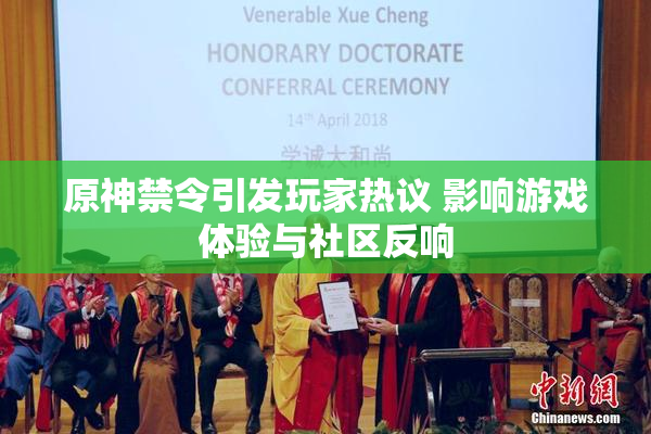 原神禁令引发玩家热议 影响游戏体验与社区反响