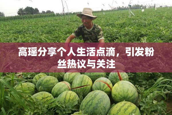 高瑶分享个人生活点滴，引发粉丝热议与关注