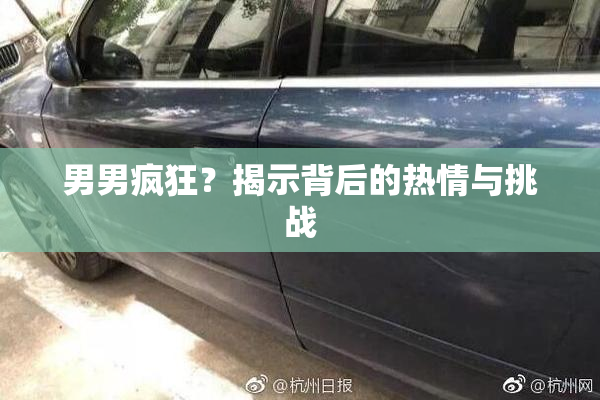 男男疯狂？揭示背后的热情与挑战
