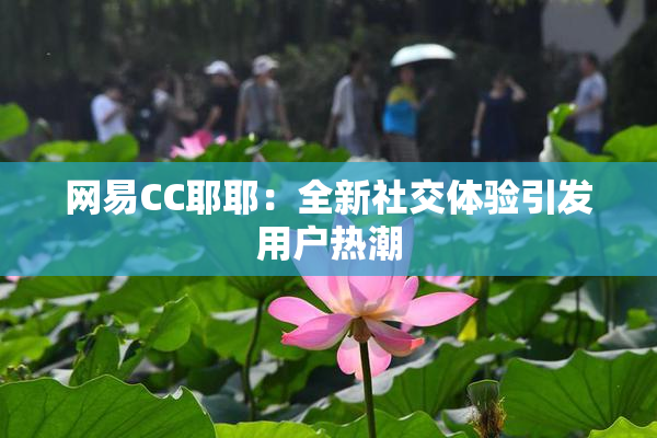 网易CC耶耶：全新社交体验引发用户热潮