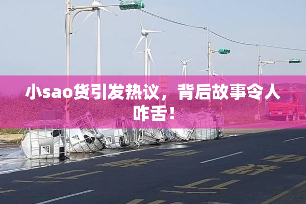 小sao货引发热议，背后故事令人咋舌！