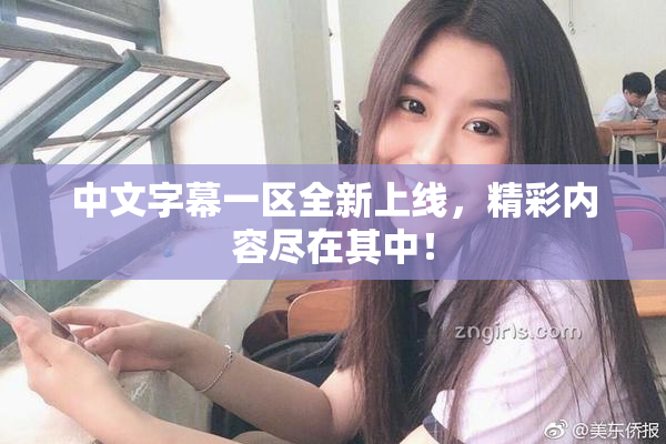 中文字幕一区全新上线，精彩内容尽在其中！