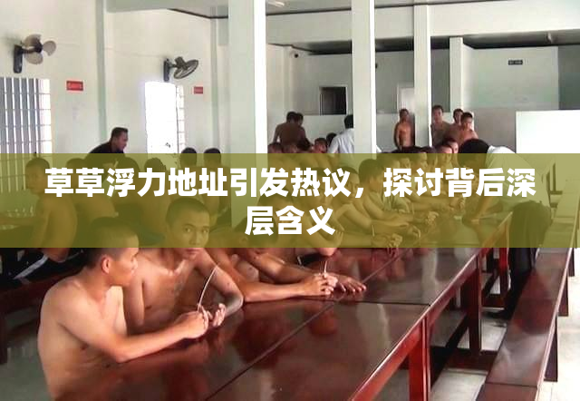 草草浮力地址引发热议，探讨背后深层含义