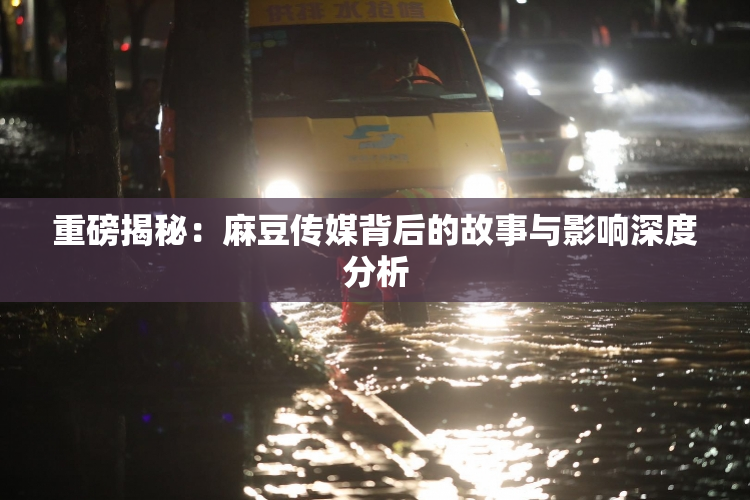重磅揭秘：麻豆传媒背后的故事与影响深度分析