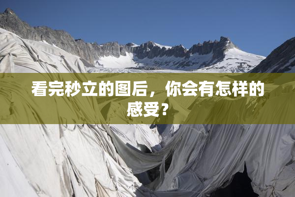 看完秒立的图后，你会有怎样的感受？