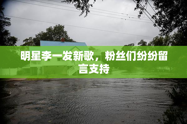 明星李一发新歌，粉丝们纷纷留言支持