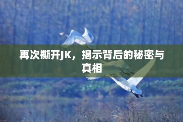 再次撕开JK，揭示背后的秘密与真相