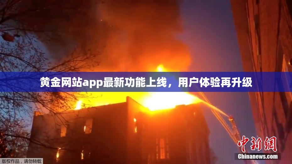 黄金网站app最新功能上线，用户体验再升级