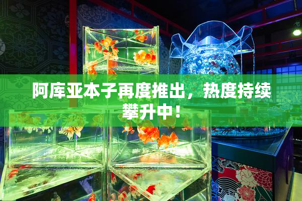 阿库亚本子再度推出，热度持续攀升中！