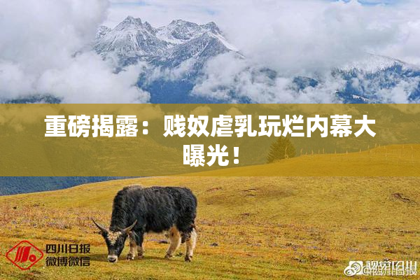 重磅揭露：贱奴虐乳玩烂内幕大曝光！