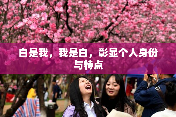 白是我，我是白，彰显个人身份与特点