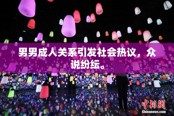 男男成人关系引发社会热议，众说纷纭。