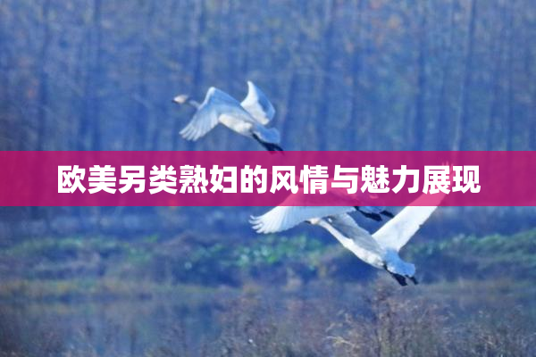 欧美另类熟妇的风情与魅力展现