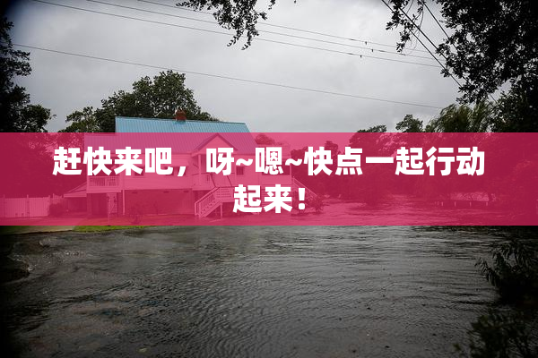 赶快来吧，呀~嗯~快点一起行动起来！
