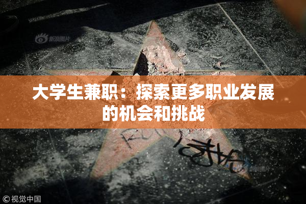 大学生兼职：探索更多职业发展的机会和挑战