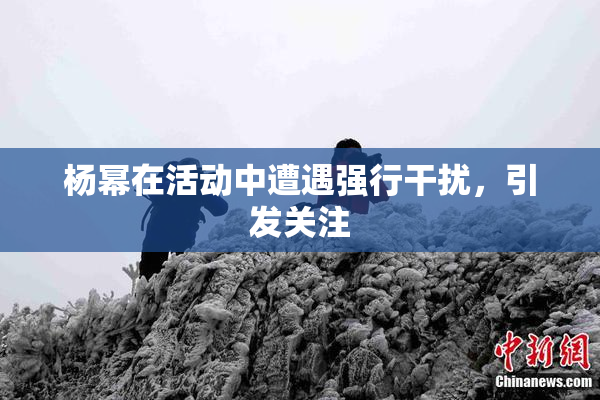 杨幂在活动中遭遇强行干扰，引发关注