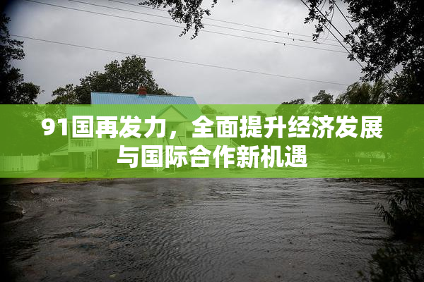 91国再发力，全面提升经济发展与国际合作新机遇